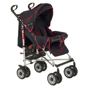 CITY BUGGY de LUXE, dětský skládací kočárek HERLAG černá