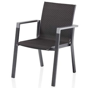 KETTLER RASMUS, křeslo stohovatelné charcoal