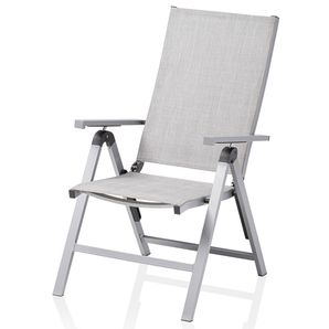 KETTLER RASMUS, křeslo polohovatelné stříbrná