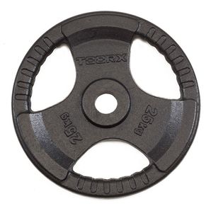 TOORX Kotouč olympijský černý, 25 kg