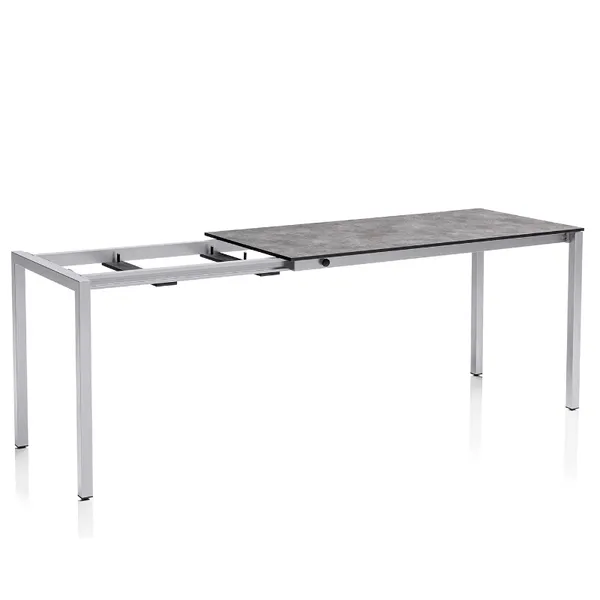 CUBIC HPL 140/210 x 70 cm, stříbrná