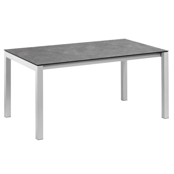 CUBIC HPL 160/220/280 x 95 cm, stříbrná
