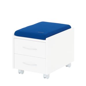 Poduška na kontejner, modrá - černá