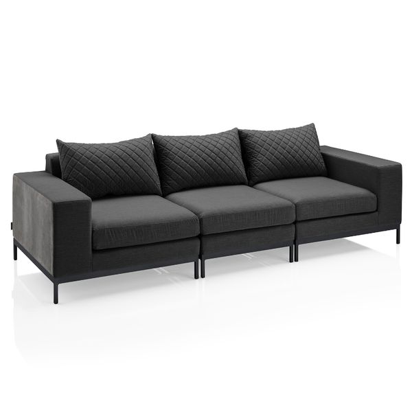 KETTLER EGO modular antracit, díl krajní pravý