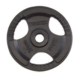 TOORX Kotouč olympijský černý, 20 kg