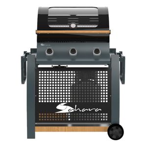 SAHARA 3 Burner Oak BBQ