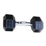 TOORX Hex gumová činka 9 kg