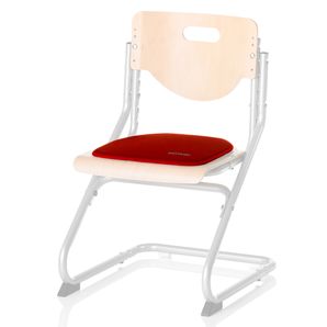 Poduška na židli CHAIR PLUS, červená - černá