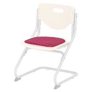 Poduška na židli CHAIR PLUS, růžová - karo